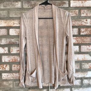Maurices tan cardigan